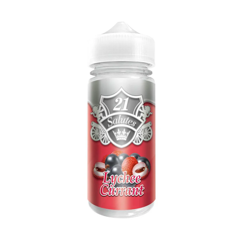 Lychee Currant 100ml Shortfill E-Liquid by 21 Salutes