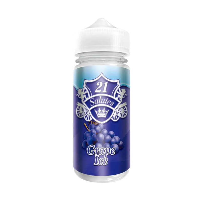 Grape Ice 100ml Shortfill E-Liquid by 21 Salutes