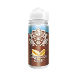 Cinnamon Toast 100ml Shortfill E-Liquid by 21 Salutes